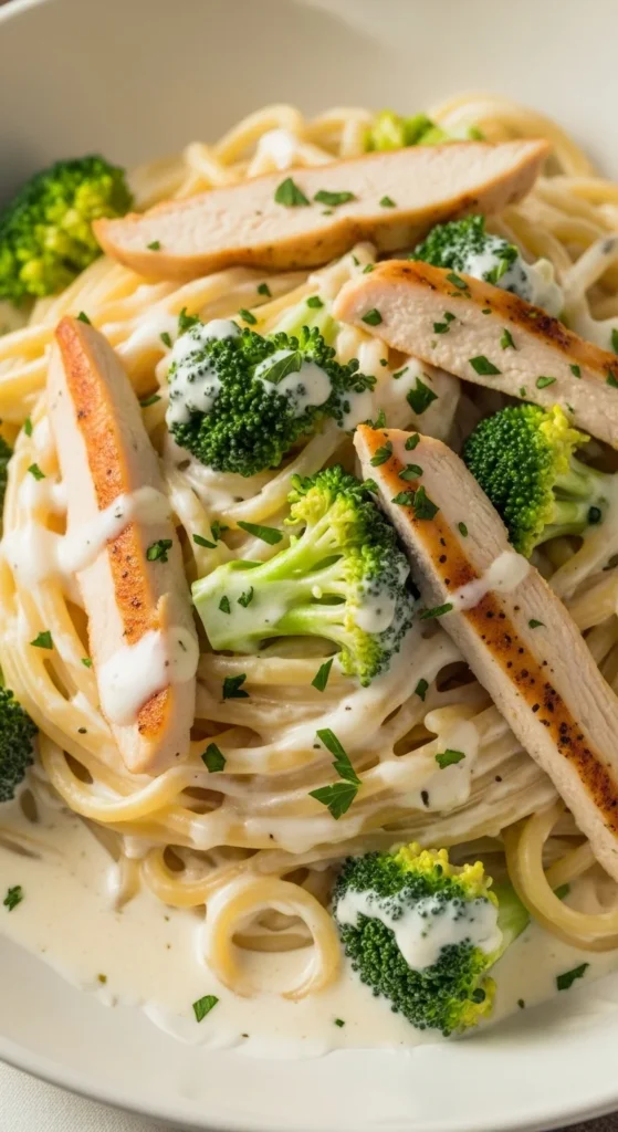Chicken and Broccoli Alfredo