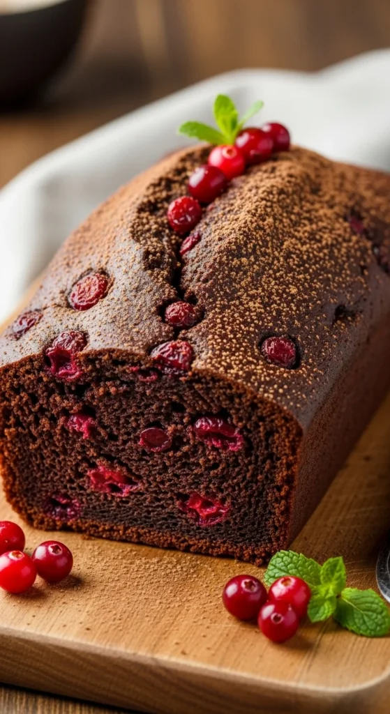 Chocolate Cranberry Bread
