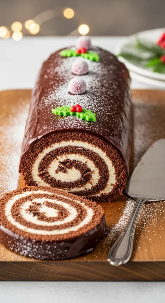 Chocolate Yule Log