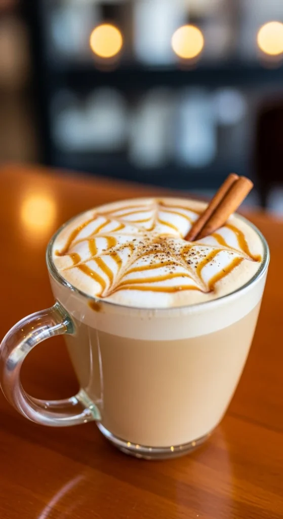 Cinnamon Caramel Eggnog Latte