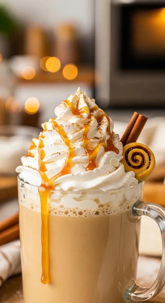 Cinnamon Roll Eggnog