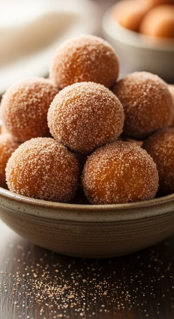 Cinnamon Sugar Donut Holes