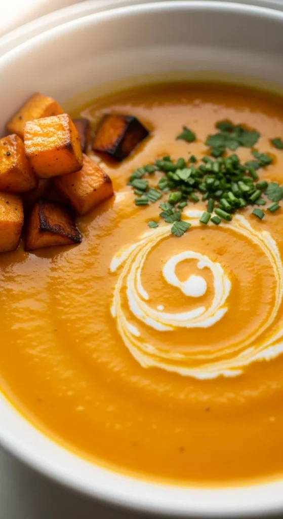 Coconut Curry Sweet Potato Soup
