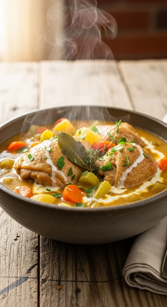Creamy Chicken and Herb Stew