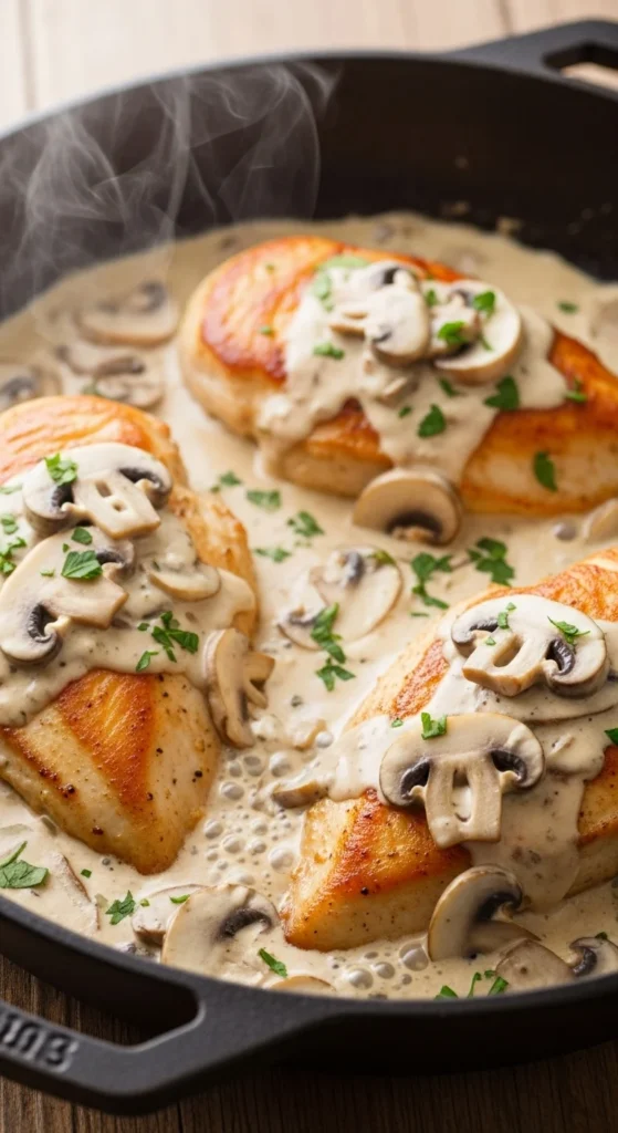 Creamy Mushroom Chicken