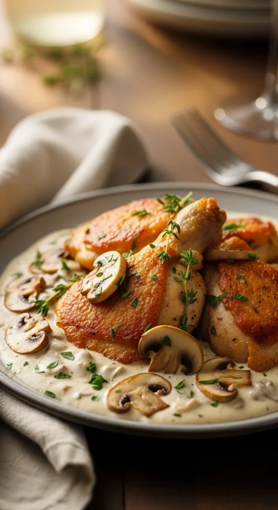 Creamy Mushroom Chicken