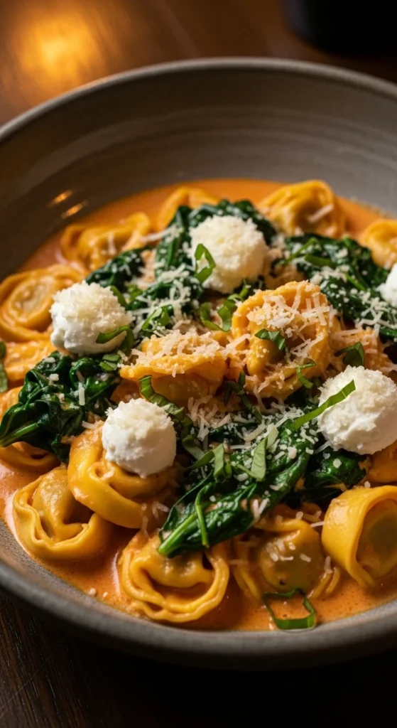 Creamy Spinach Tortellini