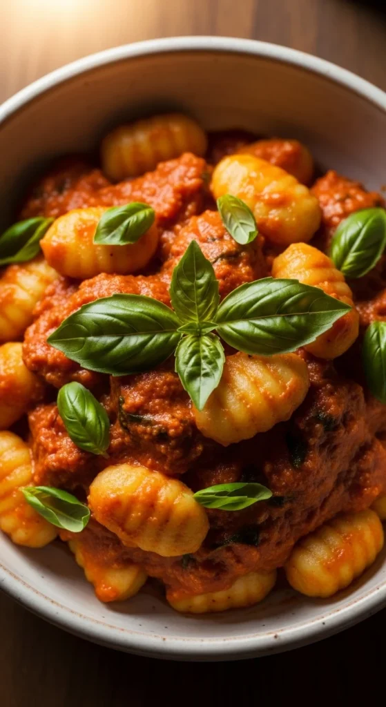 Creamy Tomato Basil Gnocchi