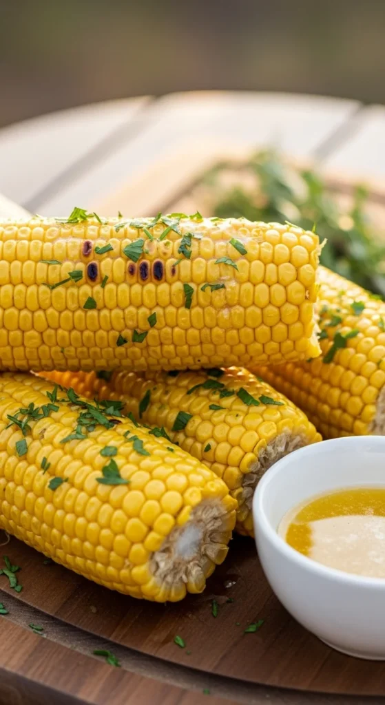 Garlic Herb Butter Corn on the Cob