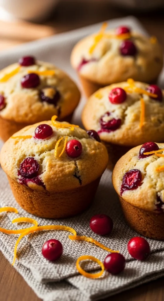 Gluten-Free Cranberry Orange Muffins