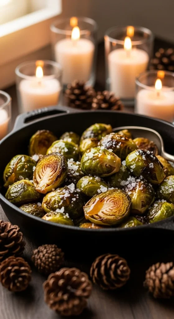 Gluten-Free Roasted Brussels Sprouts with Maple Glaze