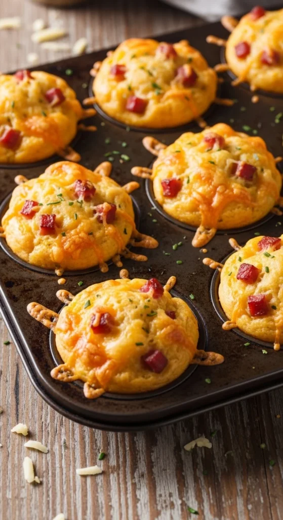 Ham and Cheese Breakfast Muffins