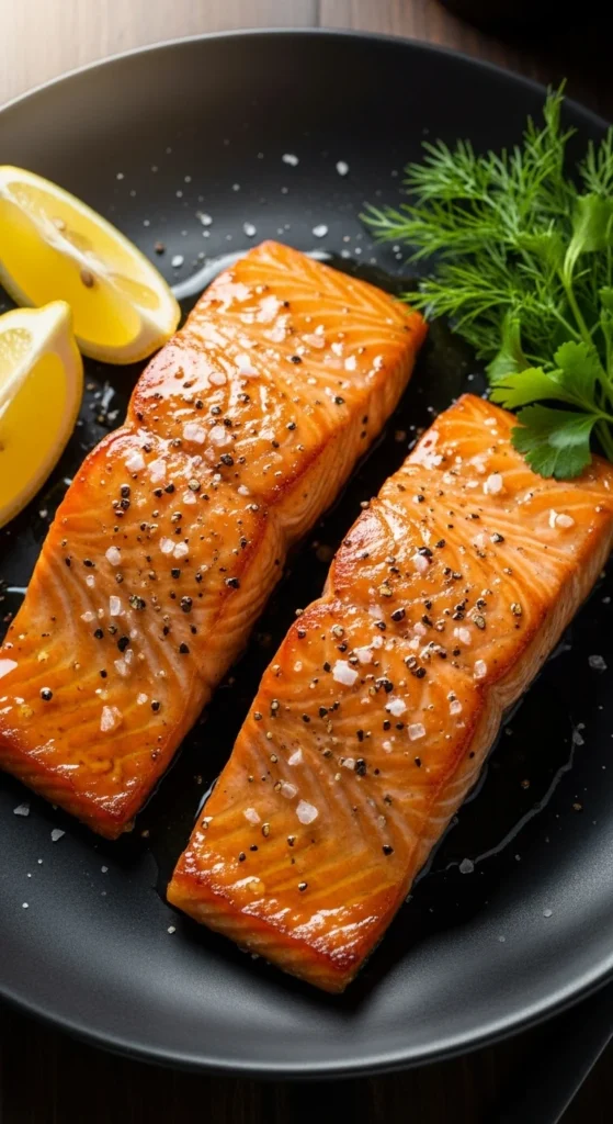 Honey Garlic Glazed Salmon