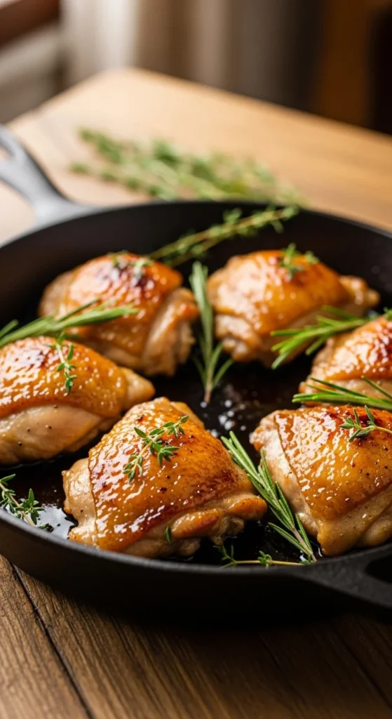 Honey Glazed Chicken Thighs