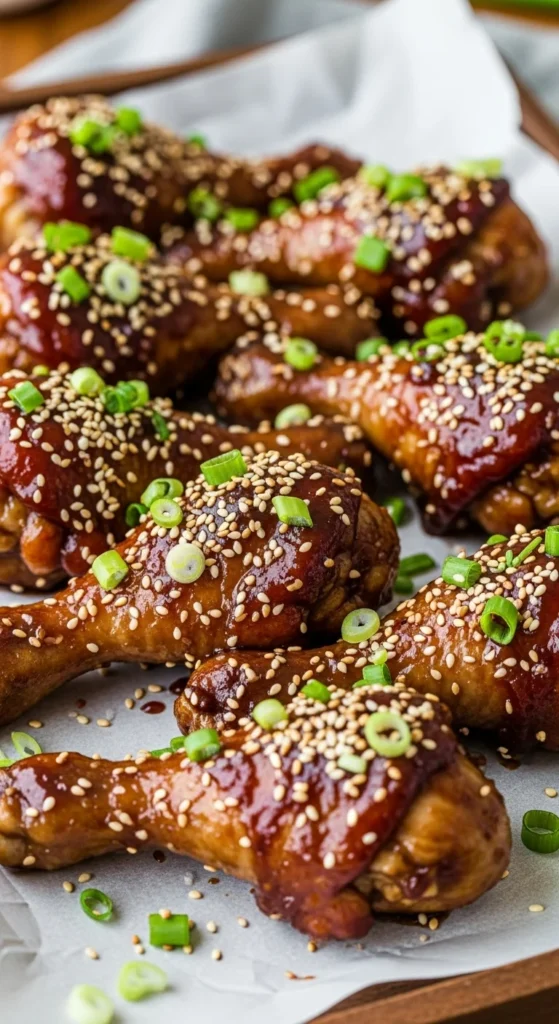 Honey Soy Baked Chicken Drumsticks