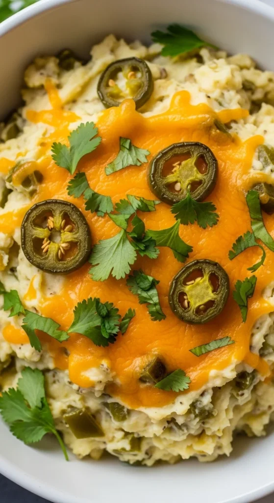 Jalapeño Cheddar Mashed Potatoes