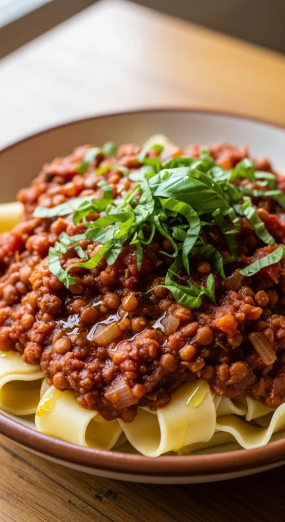Lentil Bolognese