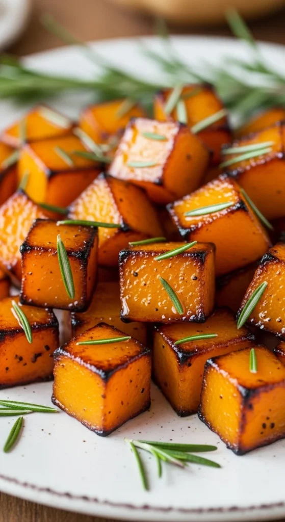 Maple Glazed Roasted Butternut Squash