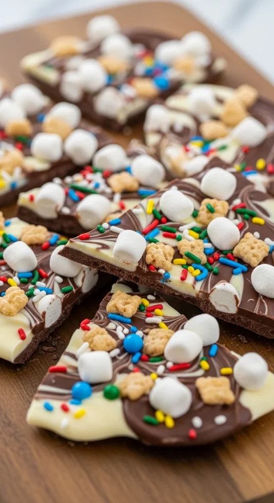 Marshmallow Crunch Bark