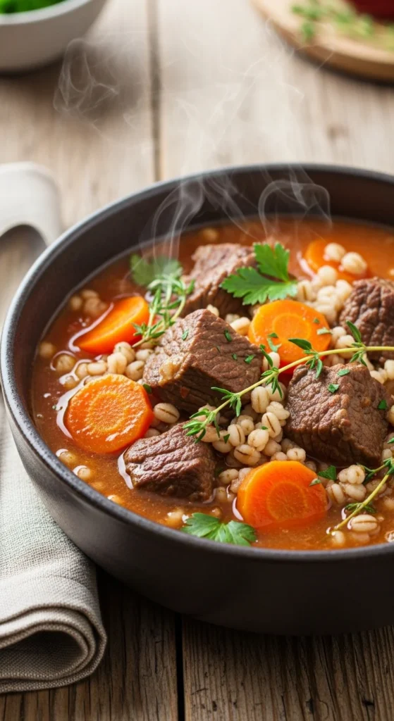 One-Pot Beef and Barley Stew
