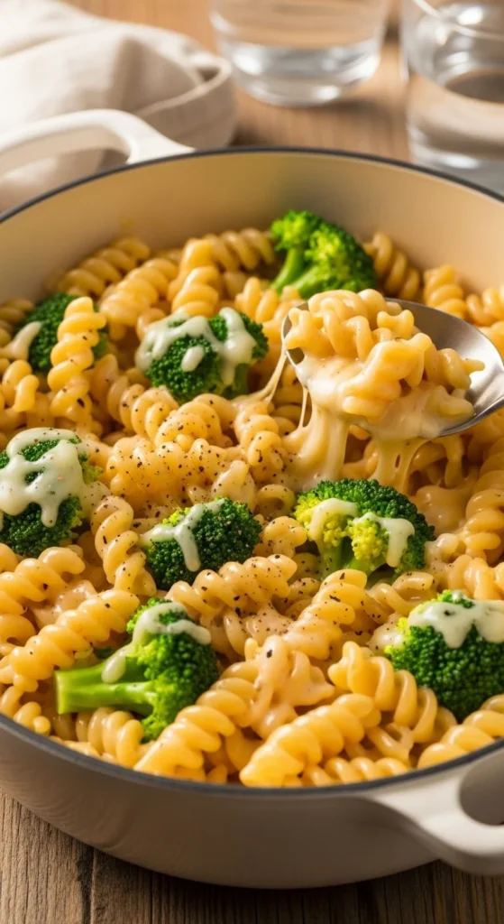 One-Pot Cheesy Broccoli Pasta