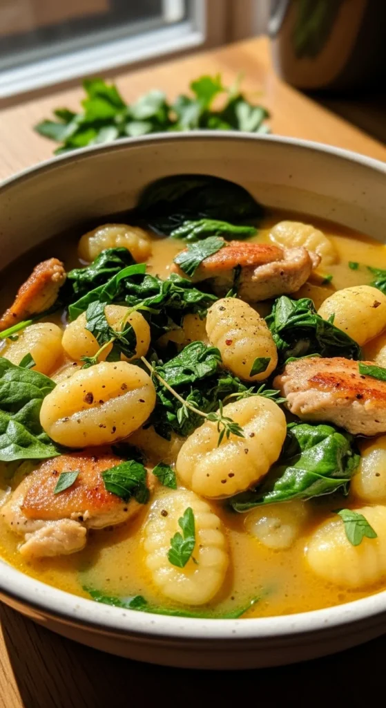 One-Pot Creamy Chicken Gnocchi