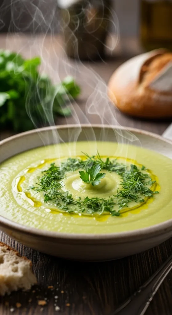 One-Pot Creamy Pea and Potato Soup