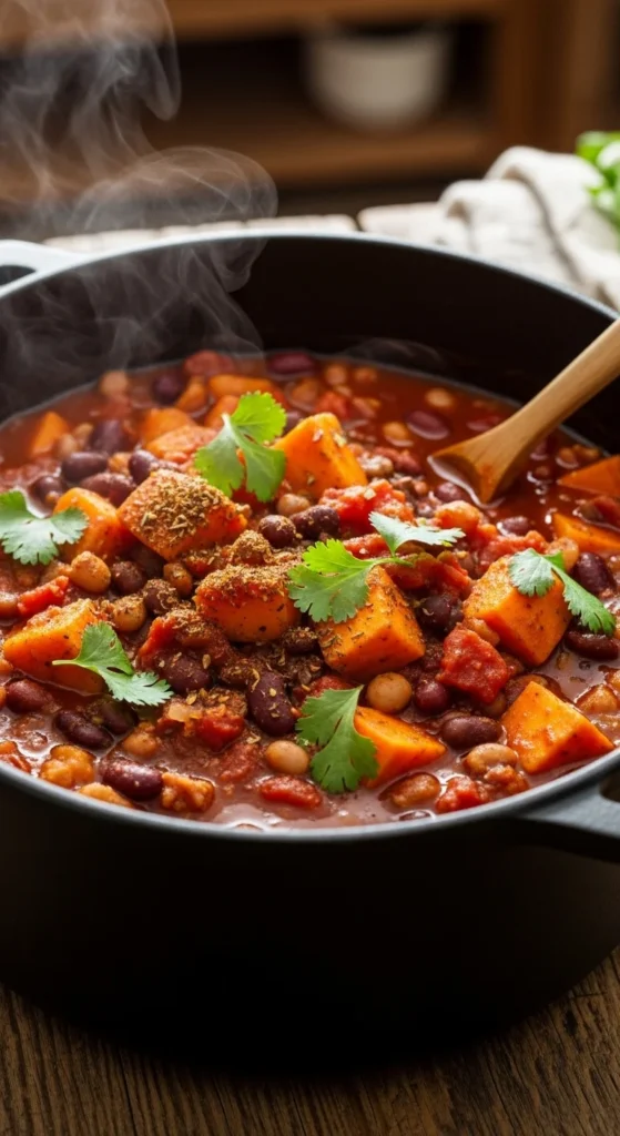 One-Pot Sweet Potato Chili