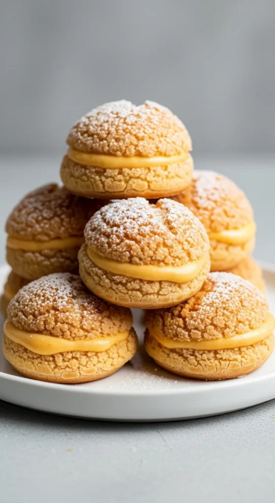 Pumpkin Cream Puffs