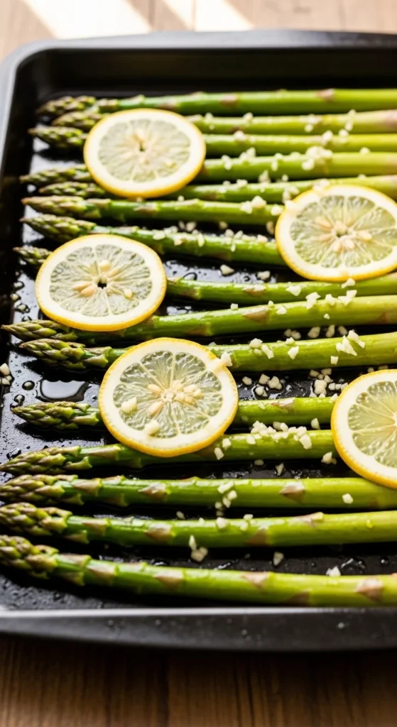 Roasted Asparagus with Lemon and Garlic