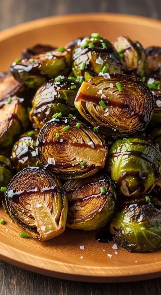 Roasted Brussels Sprouts with Balsamic