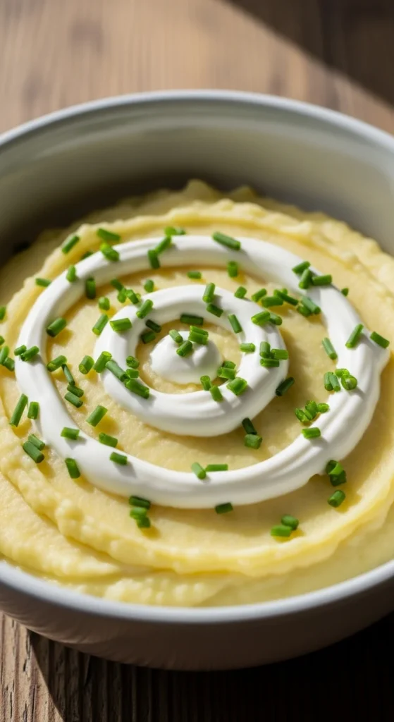 Sour Cream and Chive Mash