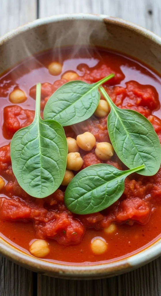 Spinach Chickpea Stew