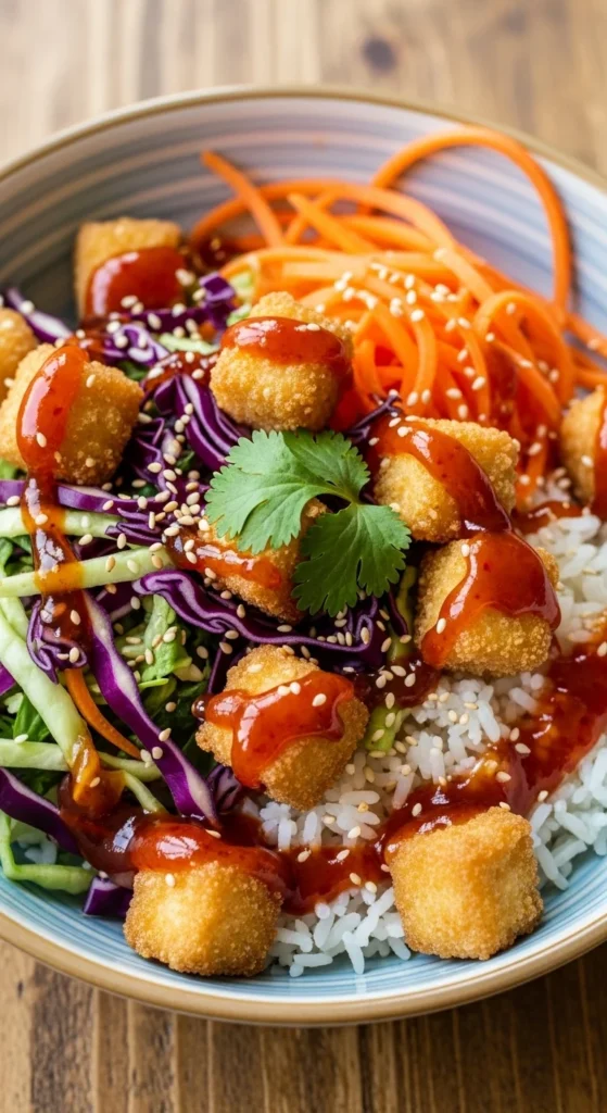 Sweet Chili Tofu Bowl