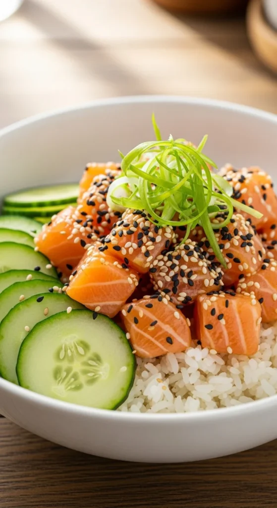 Teriyaki Glazed Salmon Bowl