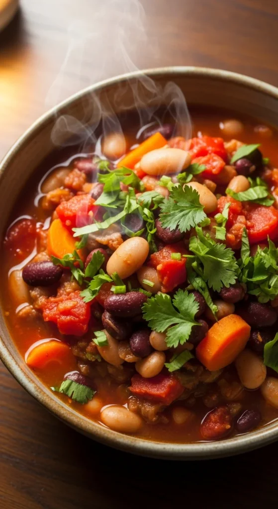 Three-Bean Veggie Stew