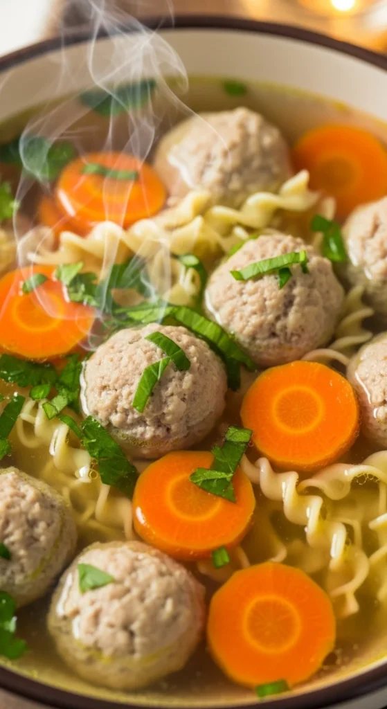 Turkey Meatball Soup