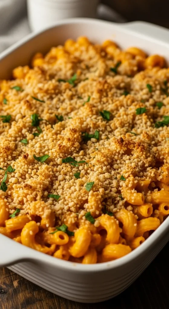 Vegan Baked Mac and Cheese