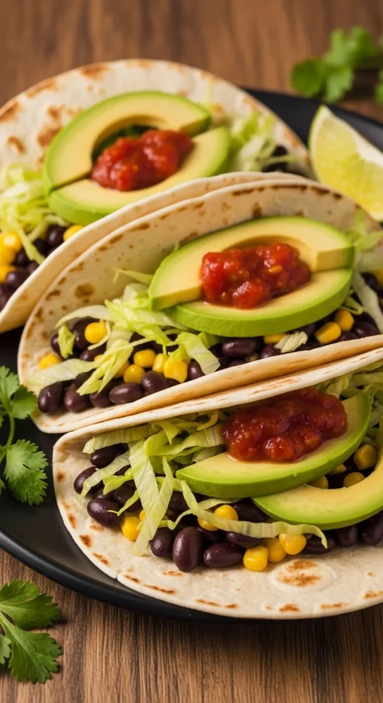 Vegan Black Bean Tacos