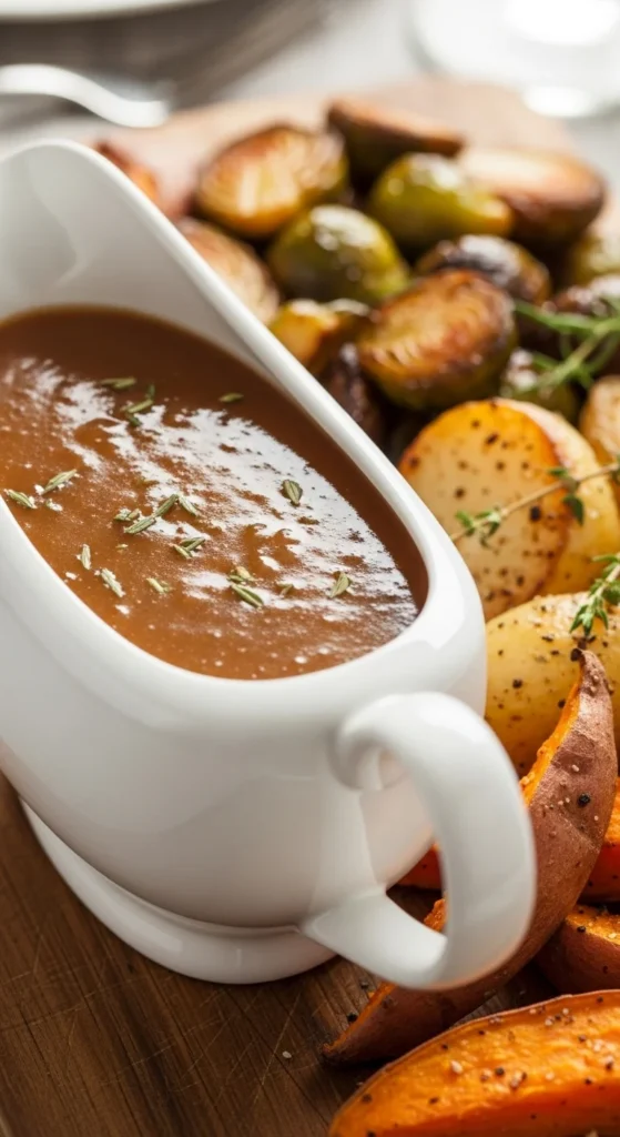 Vegan Gravy with Herbs