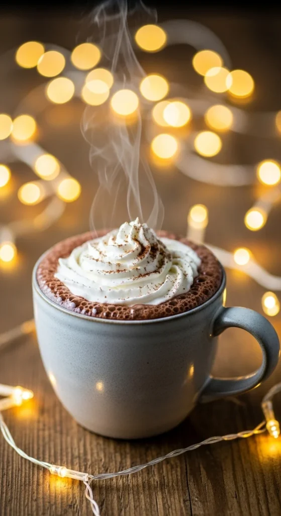 Vegan Hot Chocolate with Whipped Cream