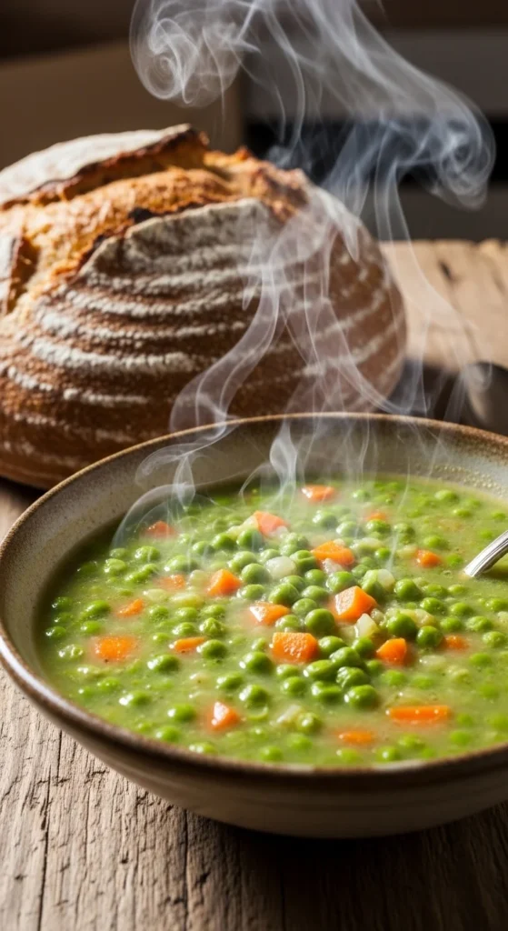 Warm Split Pea Soup