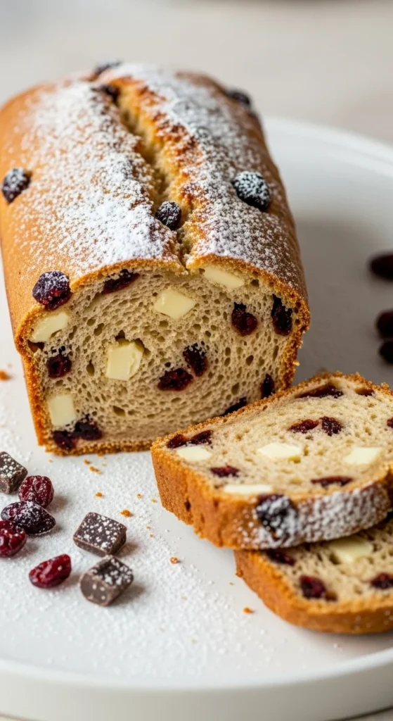 White Chocolate Cranberry Bread