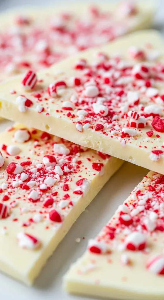 White Chocolate Peppermint Bark