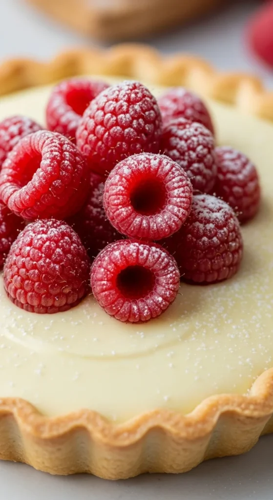 White Chocolate Raspberry Tart