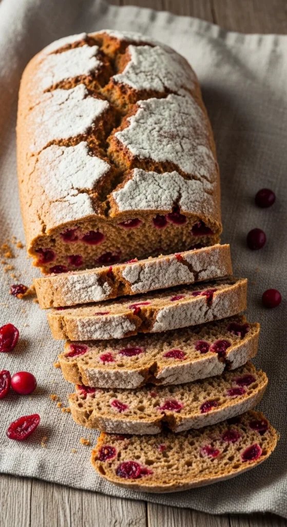 Whole Wheat Cranberry Bread
