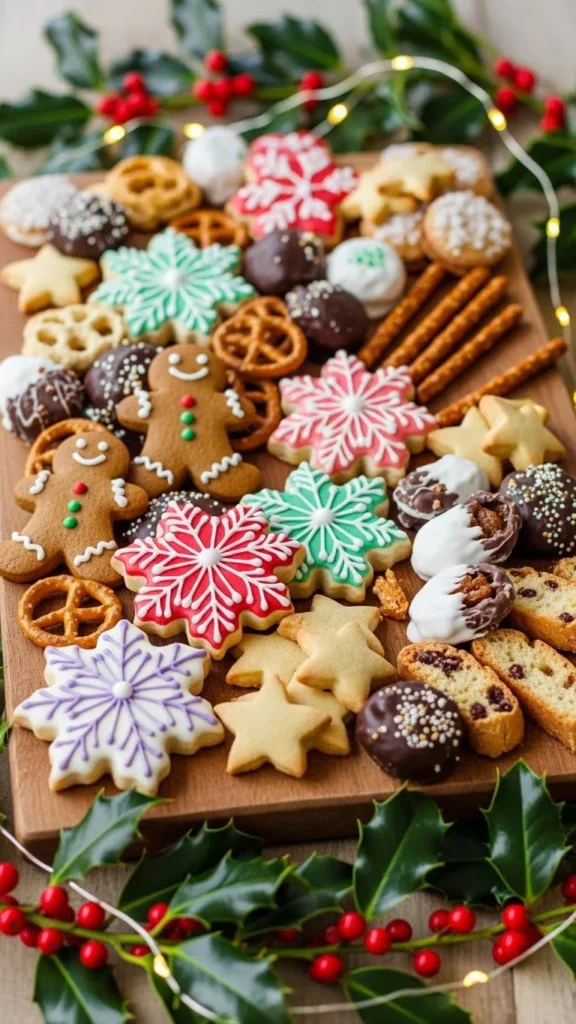 Classic Christmas Cookie Board
