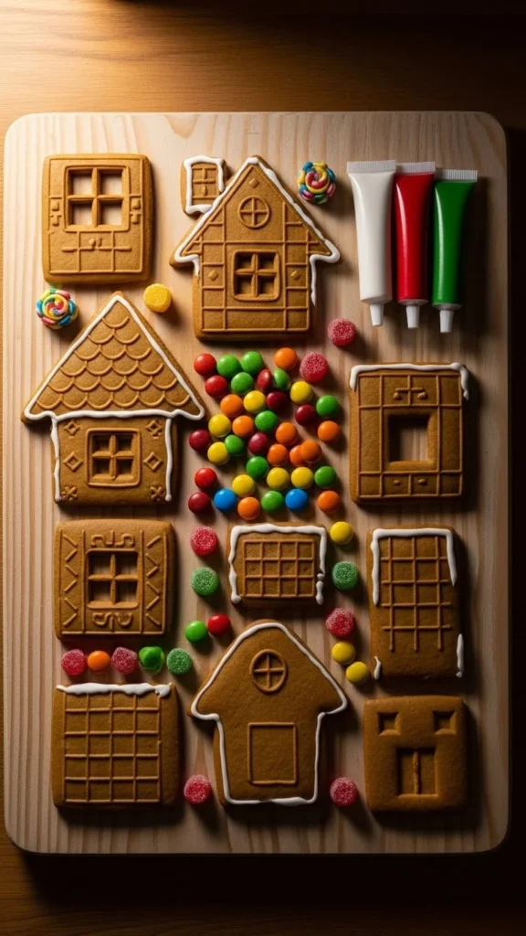 Gingerbread House Dessert Board