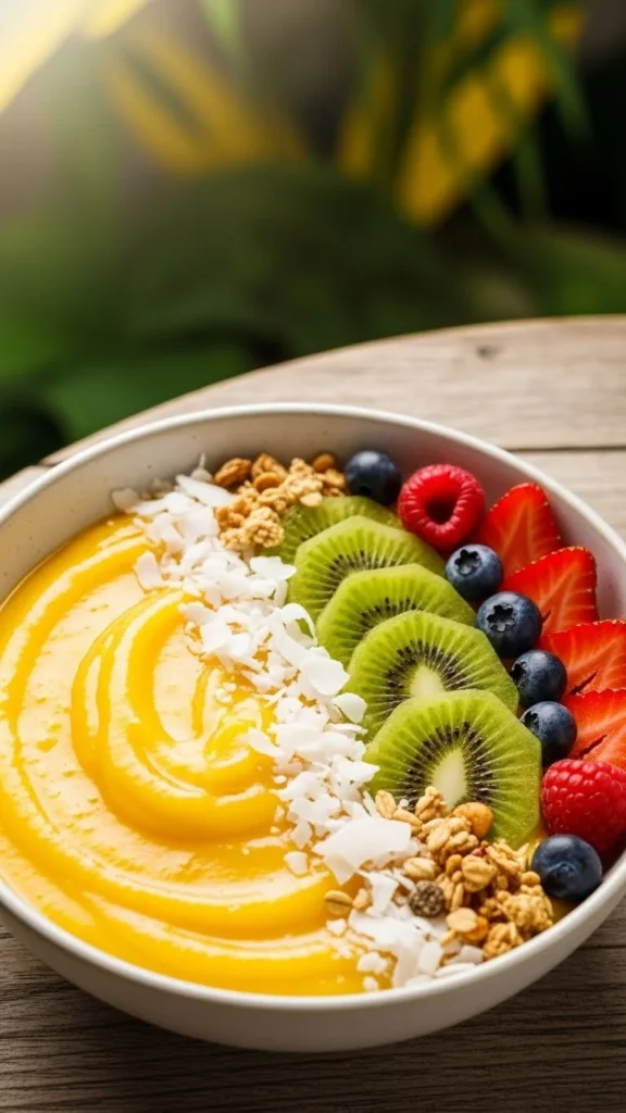 Tropical Mango Smoothie Bowl