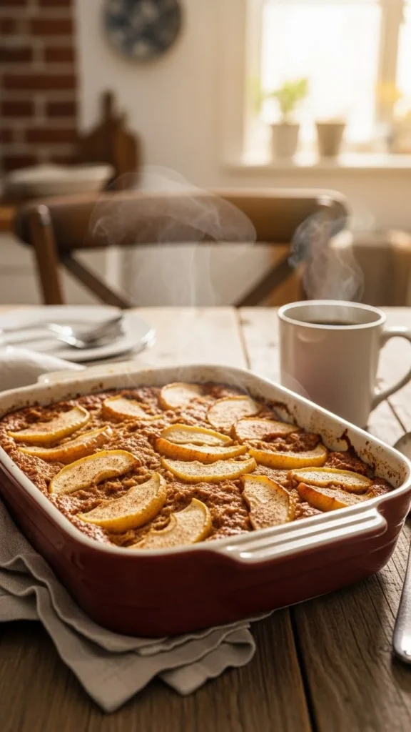 Apple Cinnamon Oatmeal Bake